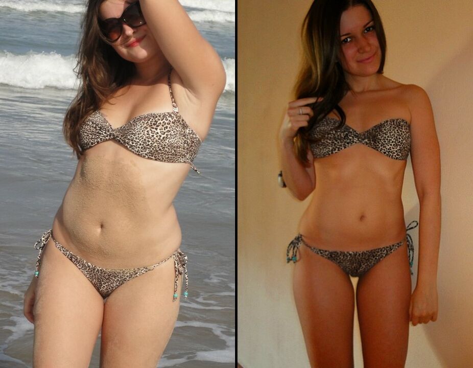 преди и след снимки на яйчена диета